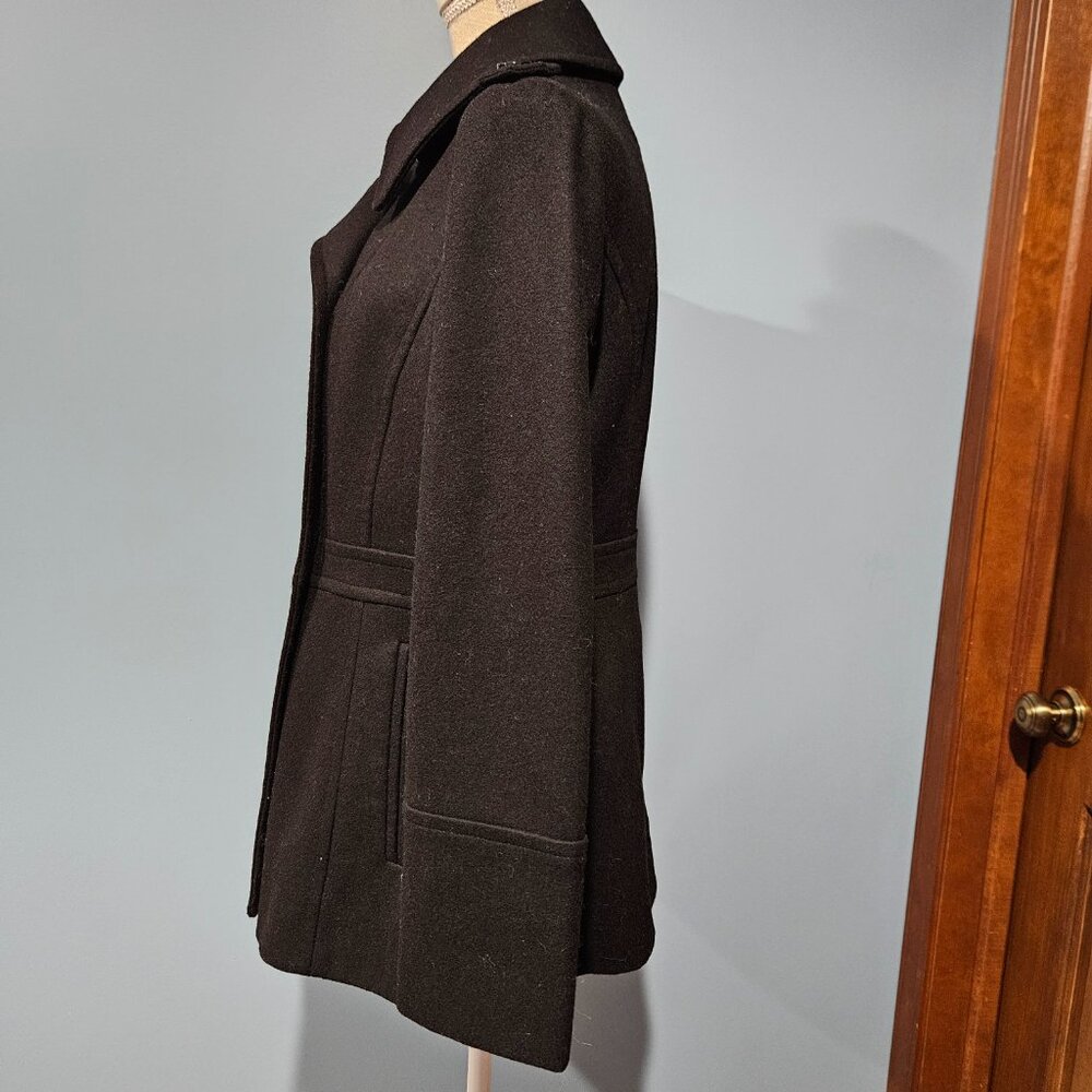 Michael Kors Black Pea Coat - Small - Picture 3 of 7